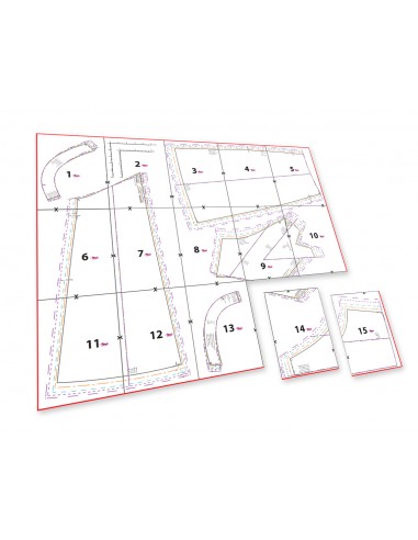 Schnittmuster 6852 PDF Schnittmuster 6852 PDF