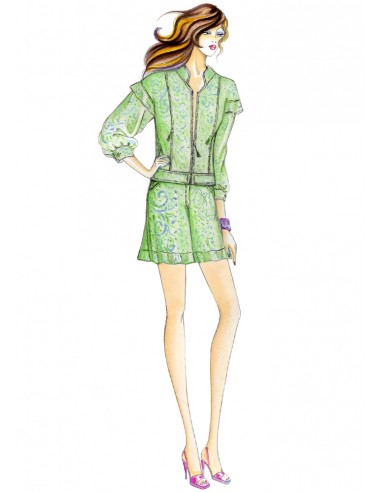 Sewing pattern 6908 2