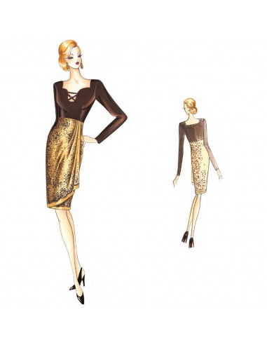 Schnittmuster nähen 6343 Schnittmuster nähen 6343