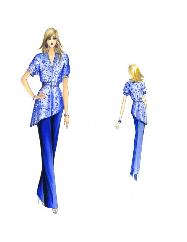 Sewing pattern 6851 2