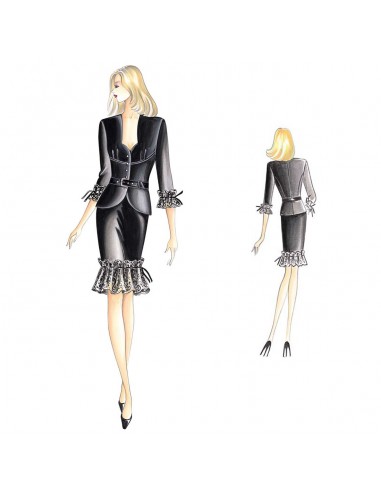 Schnittmuster nähen 1254 Schnittmuster nähen 1254