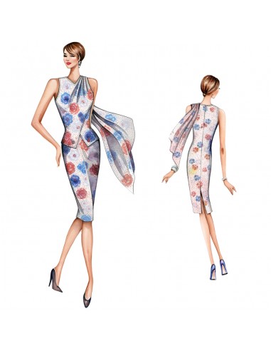 Sewing pattern 8043 2