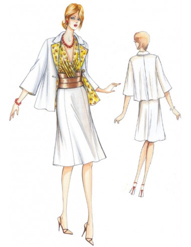 Patron de couture 1854