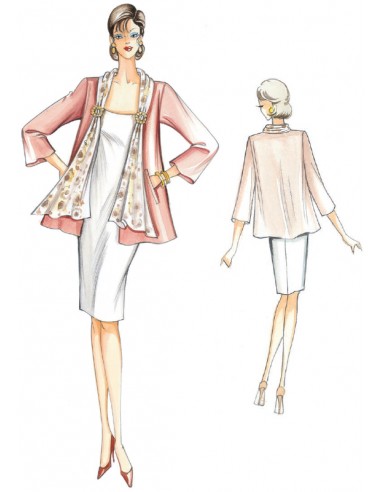 Patron de couture 1857