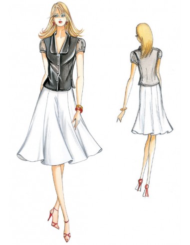 Patrón de costura 1906